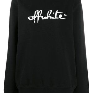 Off-White script logo sweatshirt